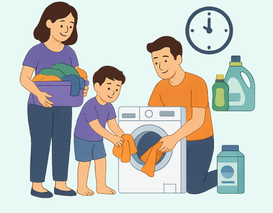 Chỉ một vài thay đổi nhỏ khi sử dụng máy giặt, người dùng có thể giảm tới 30% điện và nước tiêu thụ nhưng nhiều gia đình vẫn đang ‘làm ngơ’- Ảnh 1.