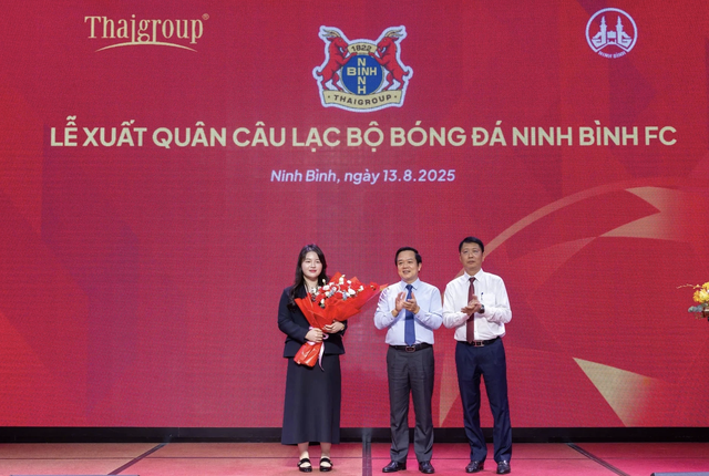 Ái nữ sinh năm 2001 nhà bầu Thụy trở thành Chủ tịch Ninh Bình FC- Ảnh 1.