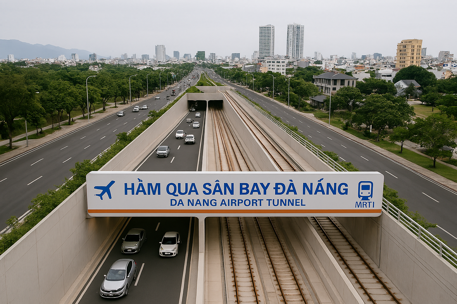 Hé lộ loạt tuyến tàu điện ngầm, hầm ngầm mới tại Đà Nẵng- Ảnh 1.