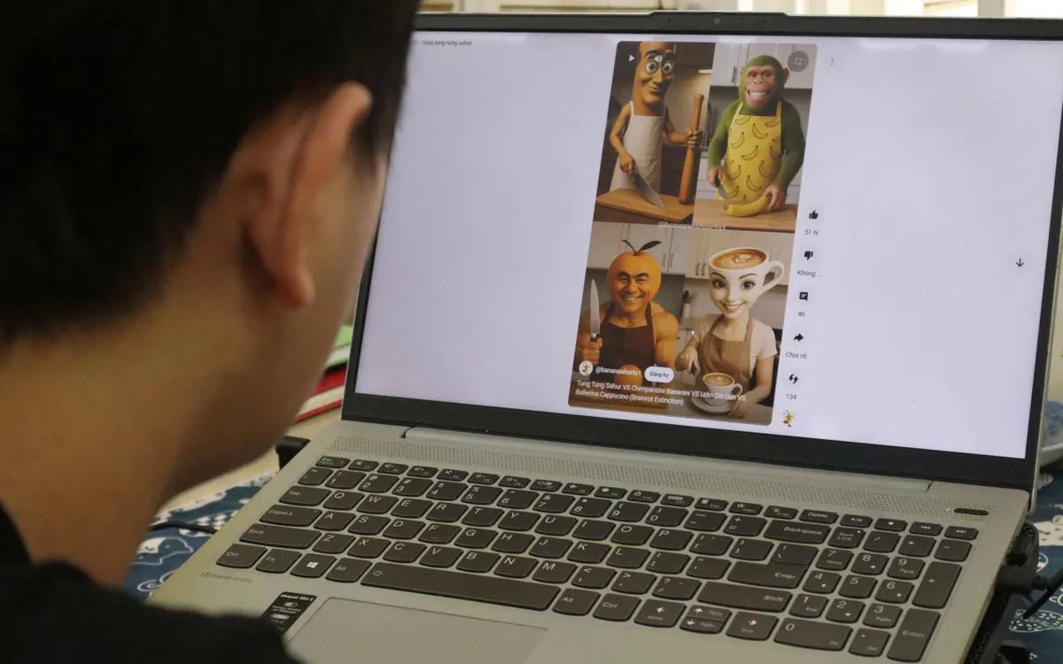 Cảnh báo rác AI, video “thối não” đang đầu độc trẻ em trên mạng xã hội- Ảnh 1.
