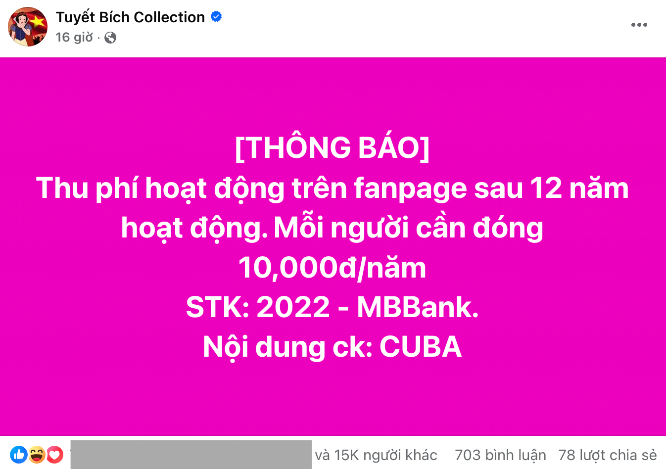 Trend “thu phí hoạt động” của loạt hội nhóm Facebook ủng hộ nhân dân Cuba: Xứng đáng viral hơn nữa!- Ảnh 3.