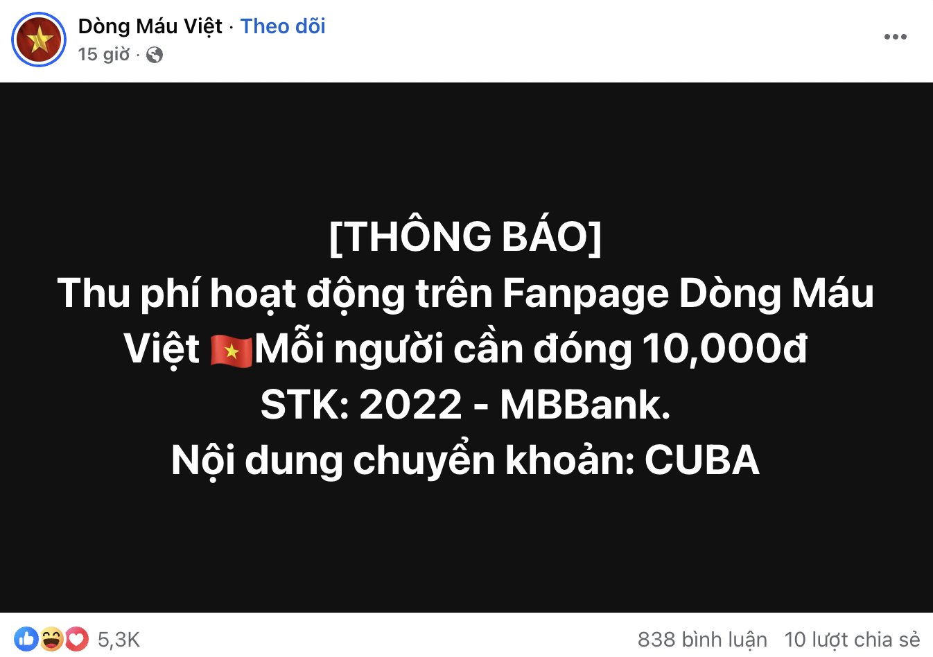 Trend “thu phí hoạt động” của loạt hội nhóm Facebook ủng hộ nhân dân Cuba: Xứng đáng viral hơn nữa!- Ảnh 1.