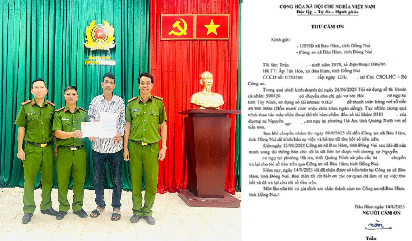 Người đàn ông chuyển khoản thành công 50 triệu rồi báo công an- Ảnh 1. Người đàn ông chuyển khoản thành công 50 triệu rồi báo công an- Ảnh 1.