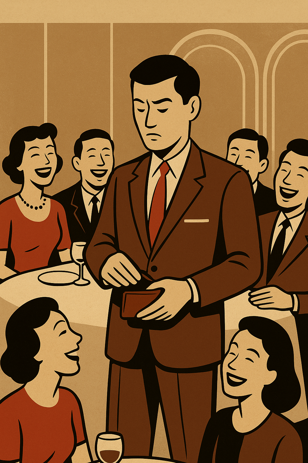 Đến họp lớp sau 20 năm, tôi mở ví giành trả tiền, một câu nói cùng tràng cười vang lên khiến tôi lập tức rời đi- Ảnh 1.