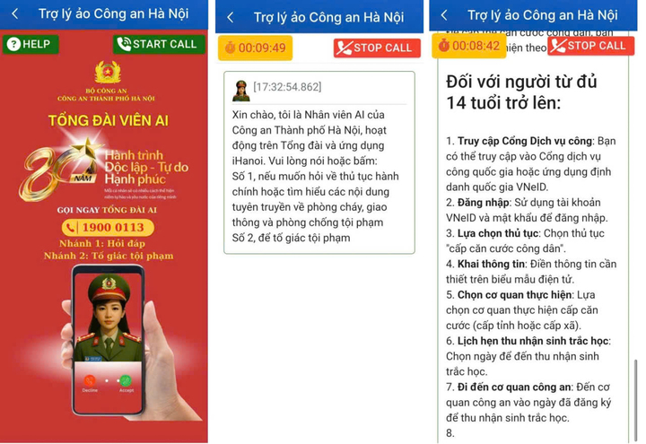 'Cảnh sát AI' Hà Nội trực chiến 24/24, phục vụ người dân trong mọi tình huống- Ảnh 2. 'Cảnh sát AI' Hà Nội trực chiến 24/24, phục vụ người dân trong mọi tình huống- Ảnh 2.