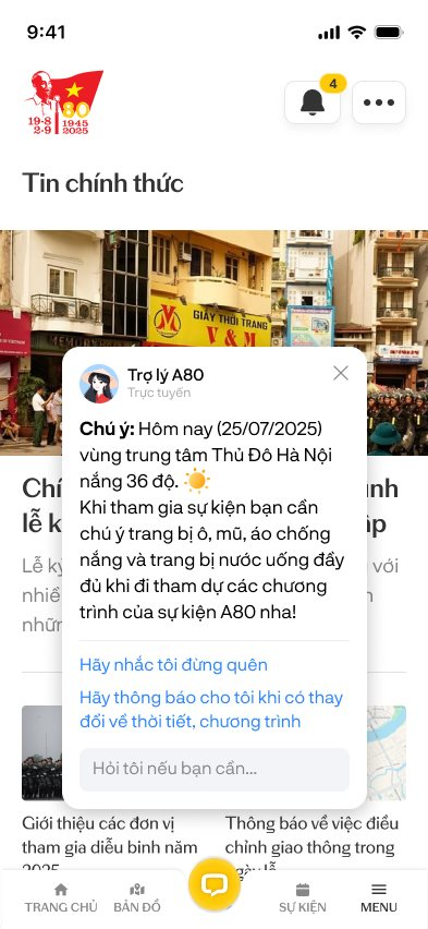 Người dân đi xem đại lễ A80 chú ý, đây là ứng dụng nên tải xuống ngay lúc này- Ảnh 4. Người dân đi xem đại lễ A80 chú ý, đây là ứng dụng nên tải xuống ngay lúc này- Ảnh 4.