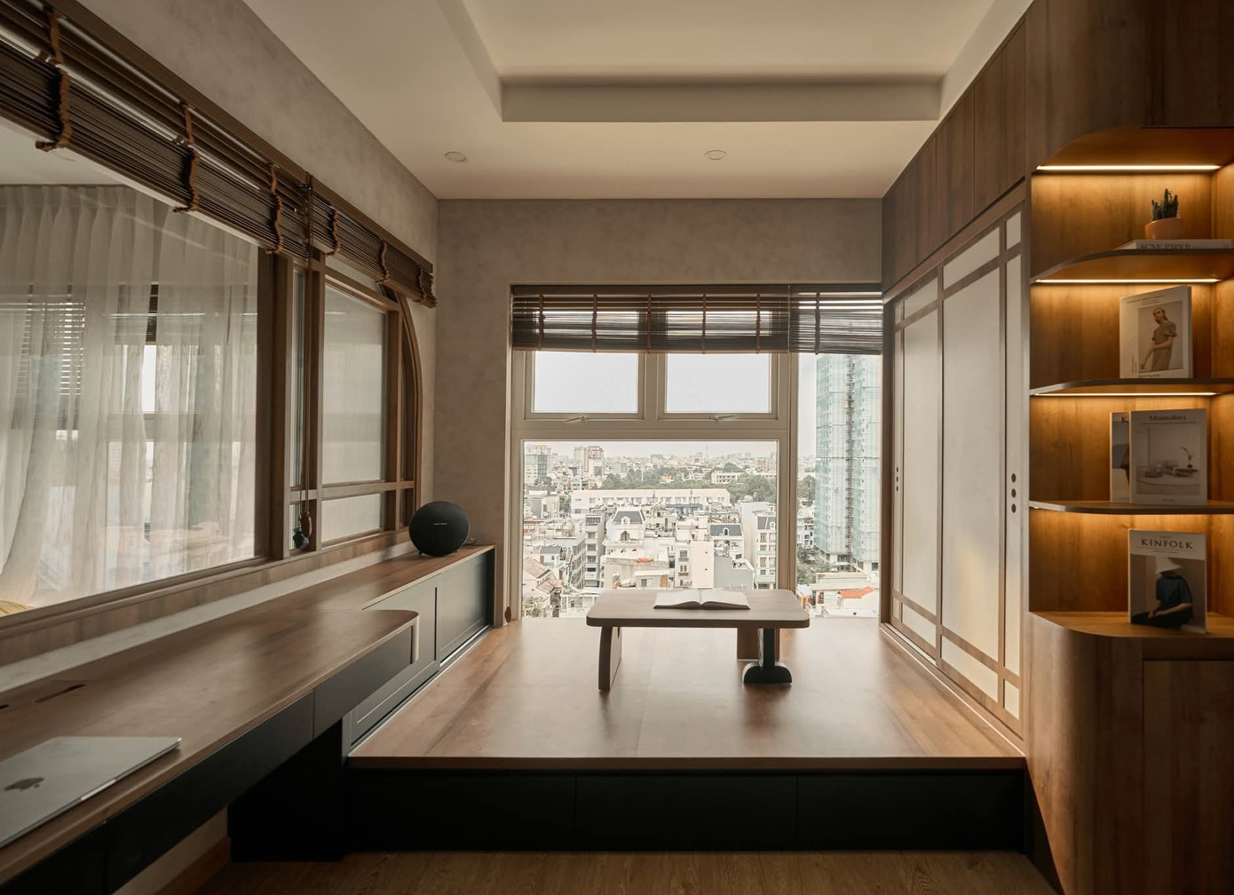 Không gian ấm cúng mộc mạc của căn hộ 62m2 hai phòng ngủ- Ảnh 11.