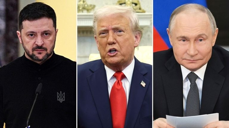 Tổng thống Donald Trump muốn tổ chức hội nghị ba bên Mỹ - Nga - Ukraine vào tuần tới?- Ảnh 1. Tổng thống Donald Trump muốn tổ chức hội nghị ba bên Mỹ - Nga - Ukraine vào tuần tới?- Ảnh 1.