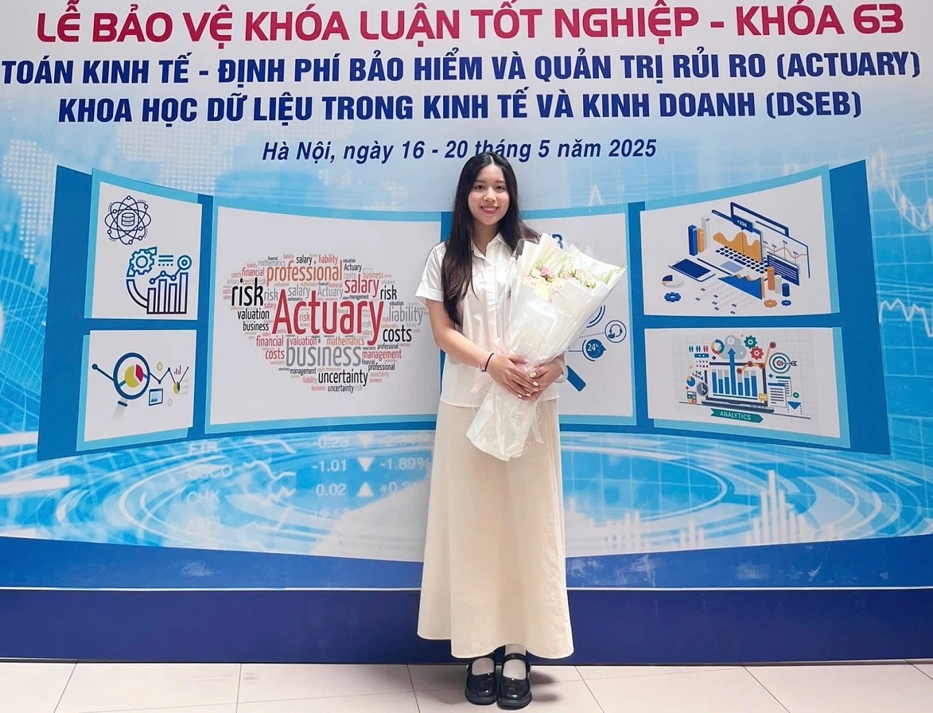 1 nữ sinh 2003 vừa làm nên lịch sử 70 năm mới có 1 lần của NEU- Ảnh 1.