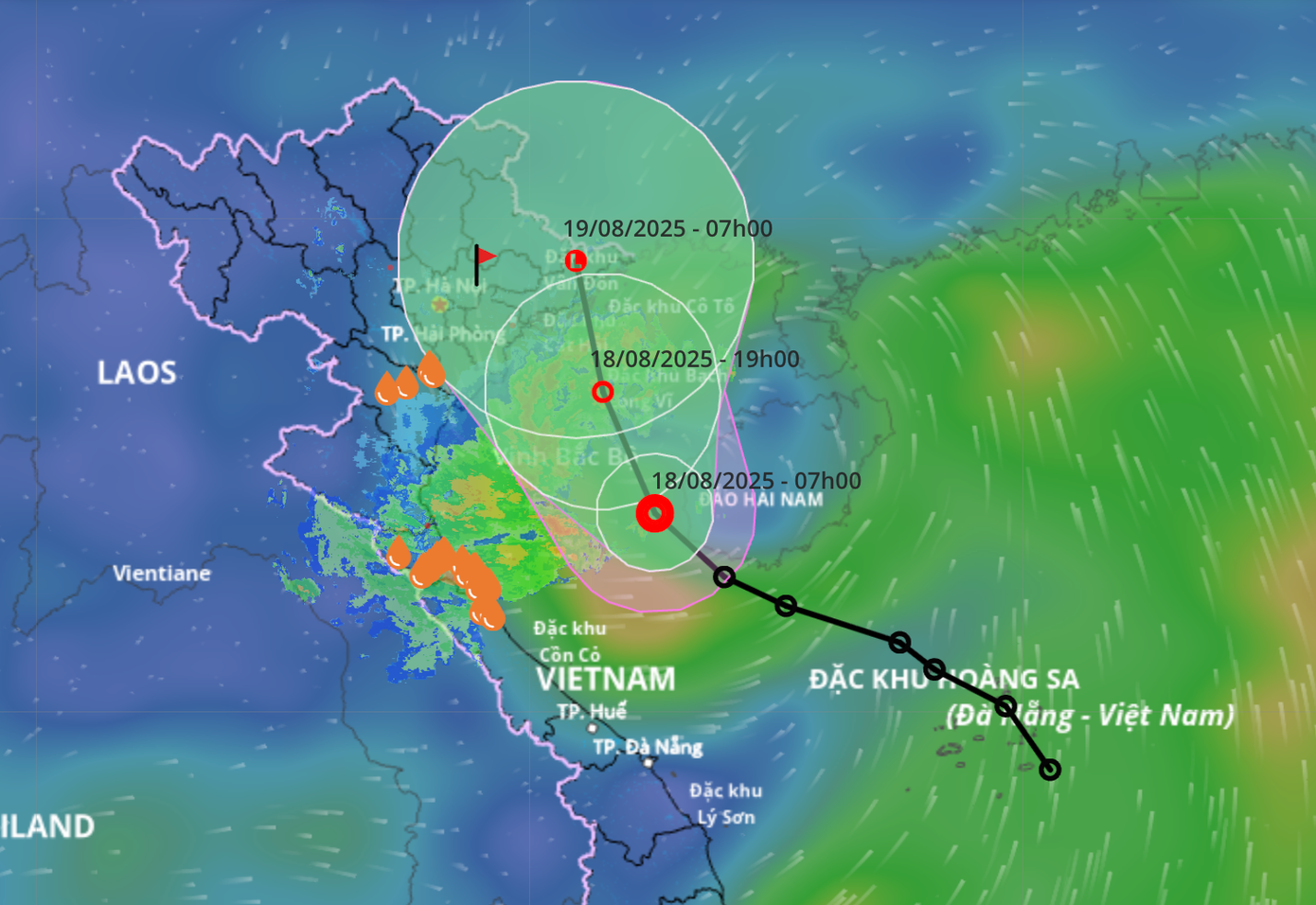 Áp thấp nhiệt đới bất ngờ mạnh lên trên vịnh Bắc Bộ, đổ bộ Quảng Ninh- Ảnh 1. Áp thấp nhiệt đới bất ngờ mạnh lên trên vịnh Bắc Bộ, đổ bộ Quảng Ninh- Ảnh 1.