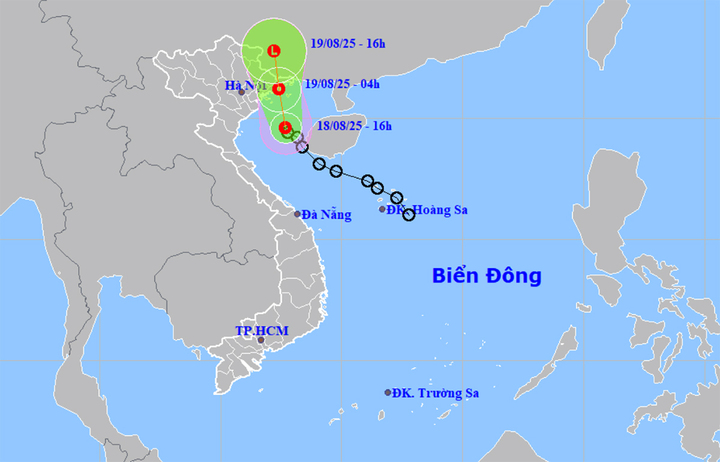 Áp thấp nhiệt đới cách Bạch Long Vĩ 50km, miền Bắc có nơi mưa rất to trên 300mm- Ảnh 1. Áp thấp nhiệt đới cách Bạch Long Vĩ 50km, miền Bắc có nơi mưa rất to trên 300mm- Ảnh 1.