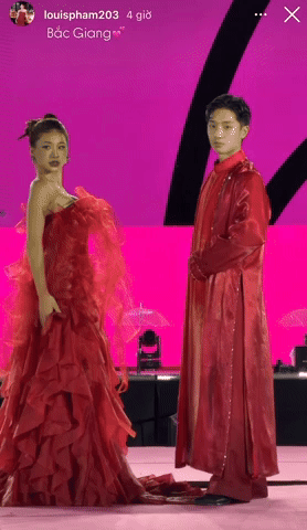 Louis Phạm bị bạn trai Việt kiều giẫm váy, 