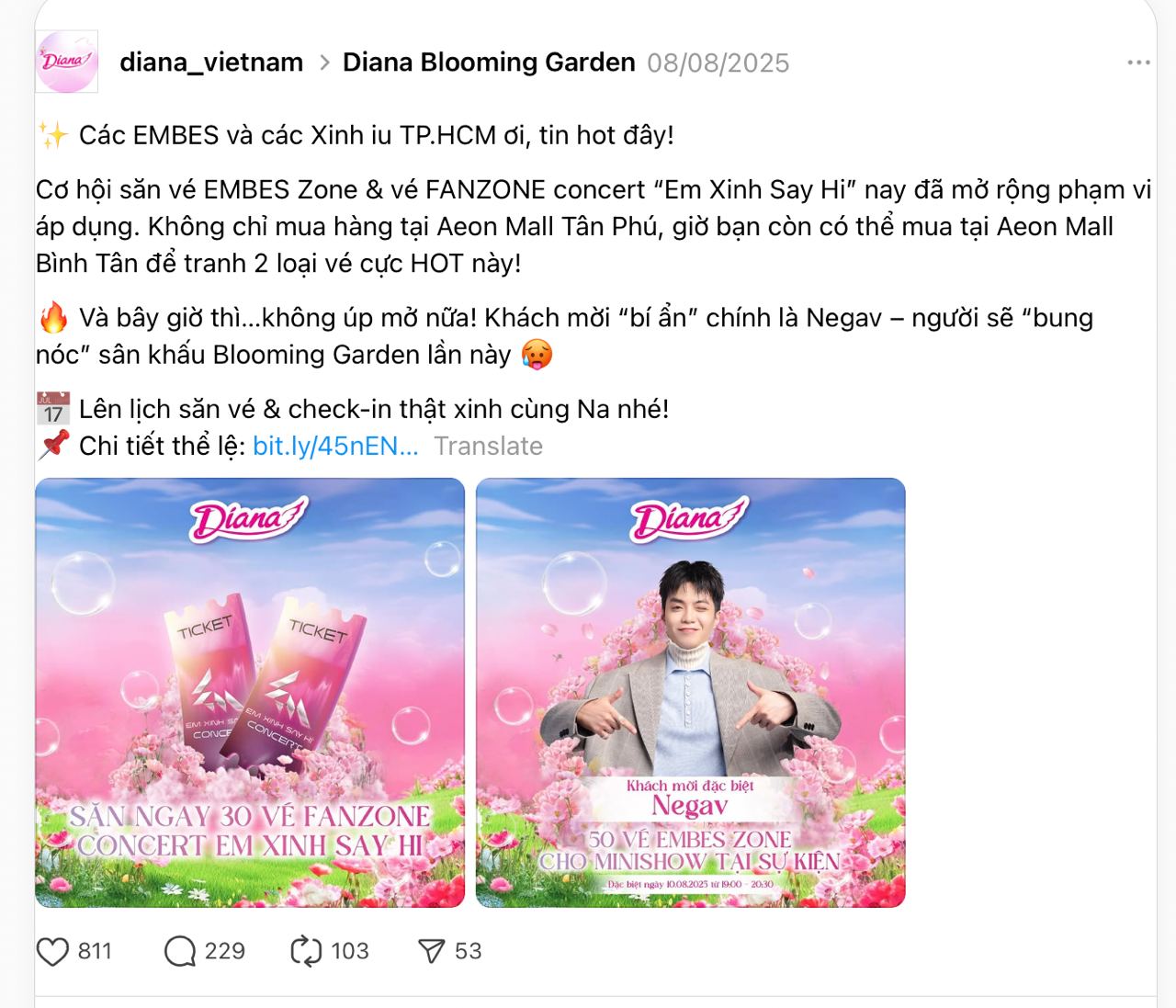 Bị netizen phản ứng vì mời Negav tham gia sự kiện, Diana xin lỗi!- Ảnh 1.