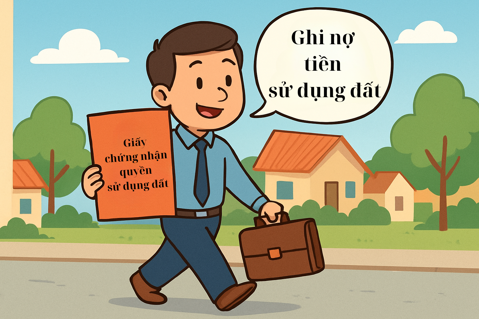 Điểm mới đáng chú ý: Người dân được ghi nợ tiền sử dụng đất khi làm sổ đỏ lần đầu- Ảnh 1. Điểm mới đáng chú ý: Người dân được ghi nợ tiền sử dụng đất khi làm sổ đỏ lần đầu- Ảnh 1.