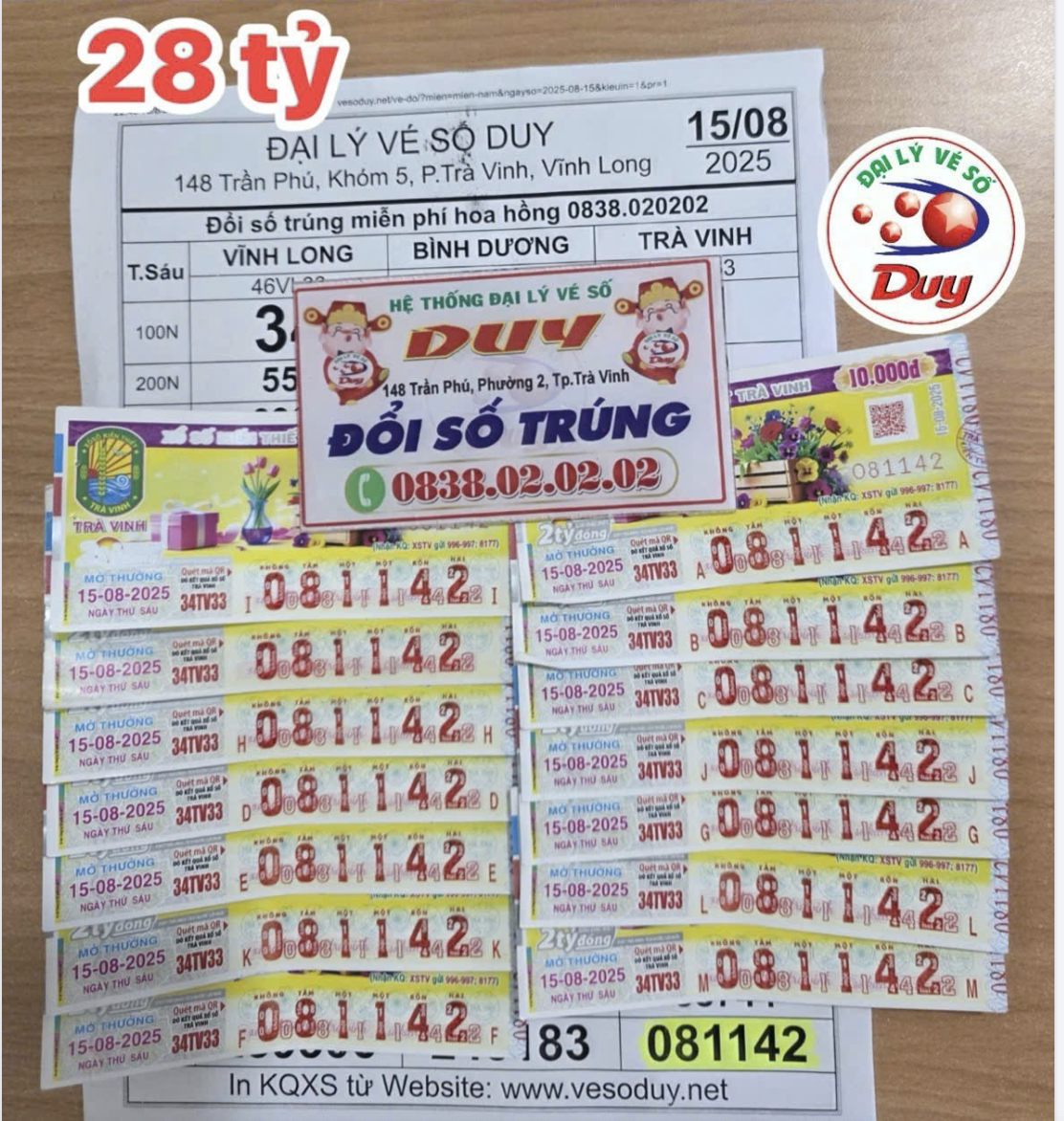Đi công tác miền Tây, 1 phụ nữ ở      TP HCM trúng độc đắc 14 tờ vé số- Ảnh 1.