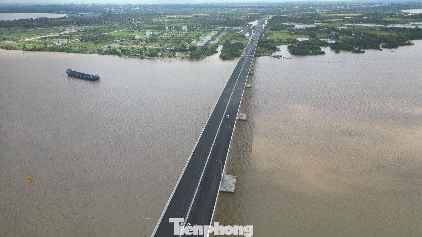 Hình ảnh cầu lớn nhất trên tuyến Vành đai 3 TPHCM trước ngày thông xe- Ảnh 6.