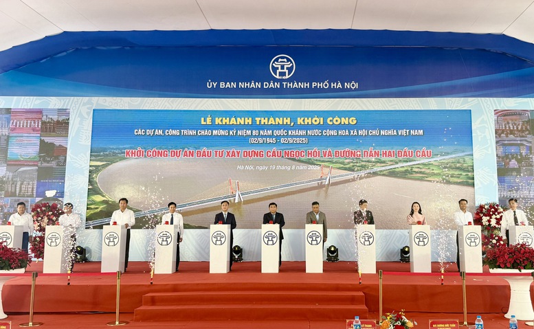 TỔNG THUẬT: Lễ khởi công, khánh thành 250 công trình tiêu biểu trên cả nước chào mừng Cách mạng tháng Tám và Quốc khánh 2/9- Ảnh 18. TỔNG THUẬT: Lễ khởi công, khánh thành 250 công trình tiêu biểu trên cả nước chào mừng Cách mạng tháng Tám và Quốc khánh 2/9- Ảnh 18.