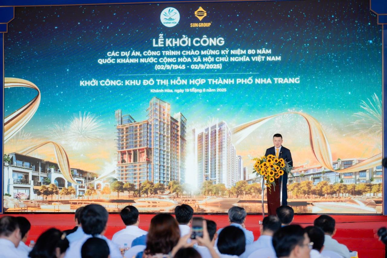 Sun Group khởi công KĐT 17.000 tỷ đồng gồm 3 đảo lớn, đánh dấu lần đầu tiên “đặt chân” đến Khánh Hòa- Ảnh 4. Sun Group khởi công KĐT 17.000 tỷ đồng gồm 3 đảo lớn, đánh dấu lần đầu tiên “đặt chân” đến Khánh Hòa- Ảnh 4.