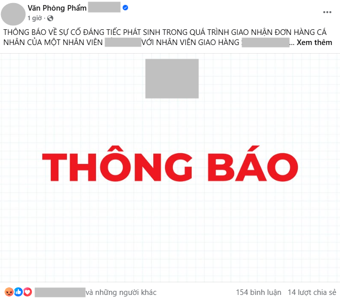 Đình chỉ công tác nhân viên "đặt 30 cốc chè bắt ghi tên từng người", nam shipper chấm dứt công việc gắn bó 2 năm- Ảnh 1. Đình chỉ công tác nhân viên "đặt 30 cốc chè bắt ghi tên từng người", nam shipper chấm dứt công việc gắn bó 2 năm- Ảnh 1.