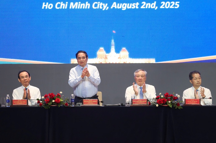 Thủ tướng Phạm Minh Chính dự hội nghị triển khai Nghị quyết về Trung tâm Tài chính quốc tế- Ảnh 1.