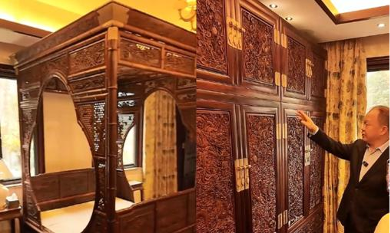 Tay trắng làm nên “vàng ròng”, doanh nhân chi 36 tỷ đồng xây biệt thự 600m2 to nhất làng báo hiếu bố mẹ: Choáng với bàn ghế 3 tỷ, giường hơn 1 tỷ- Ảnh 5.