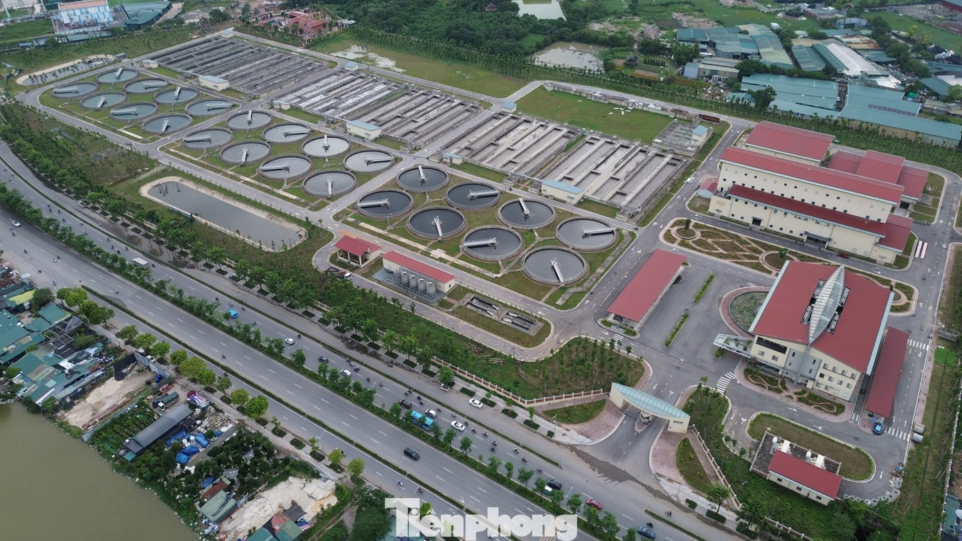 Những công nghệ thi công hiện đại được áp dụng tại nhà máy xử lý nước thải lớn nhất miền Bắc mới khánh thành- Ảnh 1.