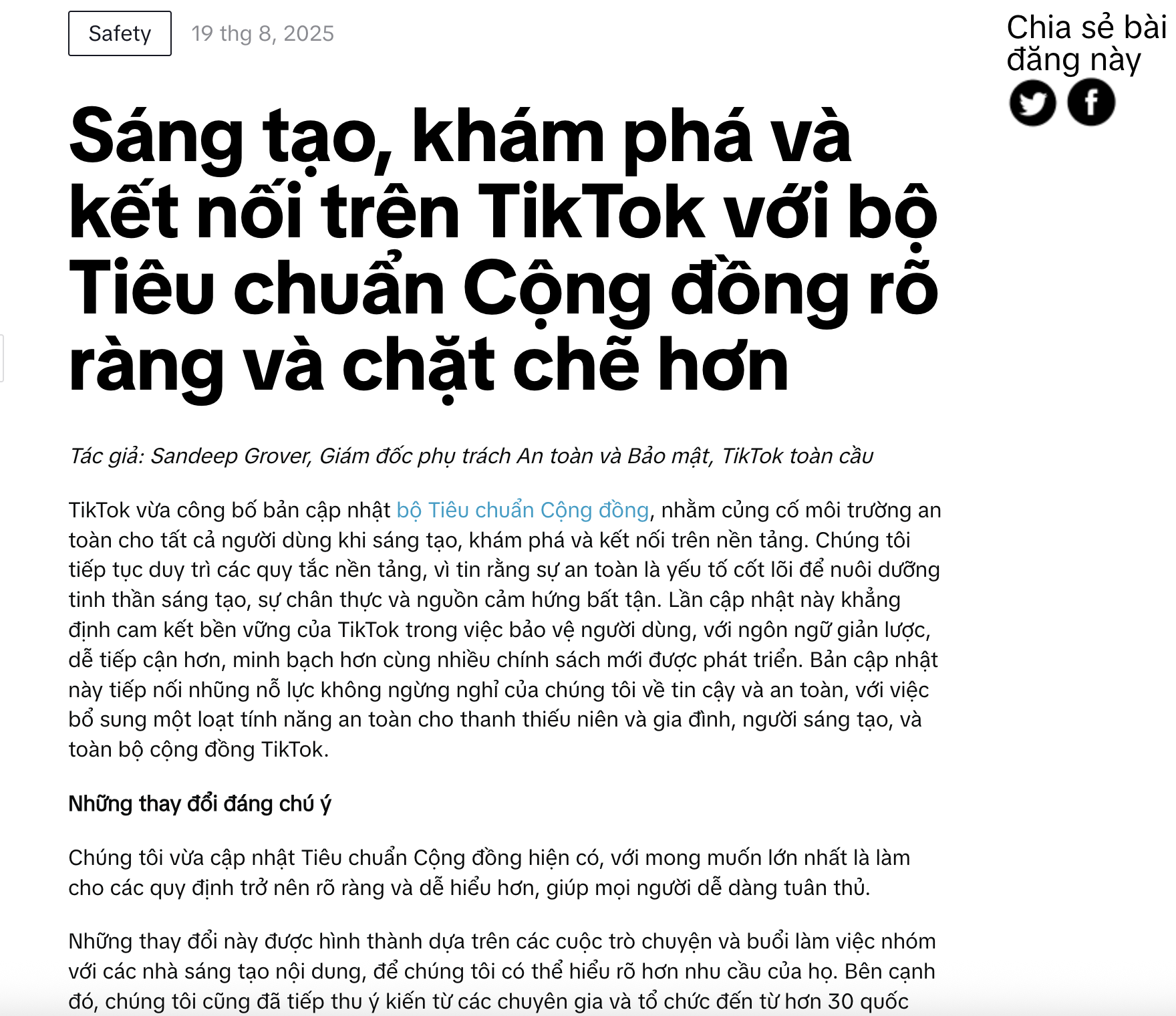 TikTok cập nhật tiêu chuẩn cộng đồng mới, TikToker lưu ý trước khi đăng video- Ảnh 1.