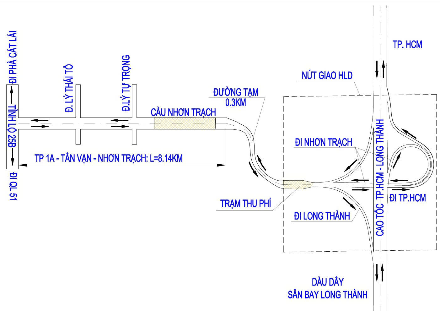 Thông xe cầu Nhơn Trạch: Người dân đi theo lộ trình nào?- Ảnh 3.