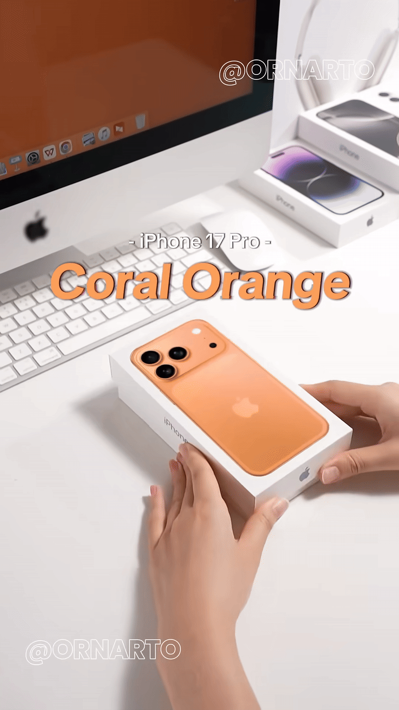 Hot: Mở hộp iPhone 17 Pro màu cam, thiết kế hoàn toàn mới, lạ mà đẹp- Ảnh 1.