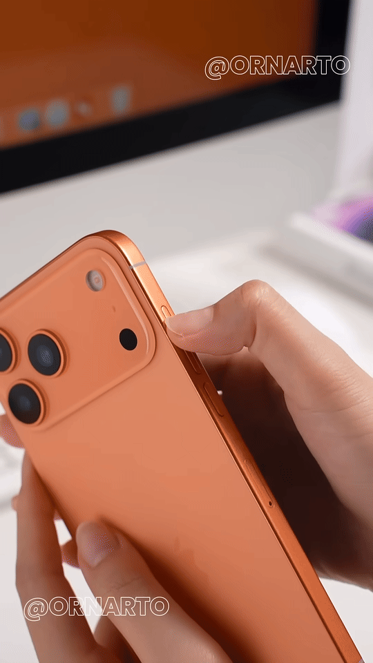 Hot: Mở hộp iPhone 17 Pro màu cam, thiết kế hoàn toàn mới, lạ mà đẹp- Ảnh 4.