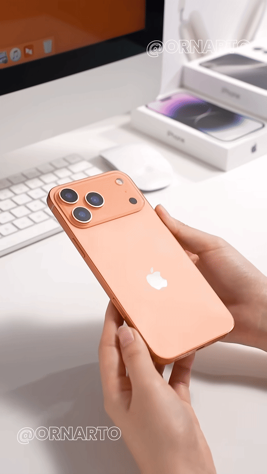 Hot: Mở hộp iPhone 17 Pro màu cam, thiết kế hoàn toàn mới, lạ mà đẹp- Ảnh 2.