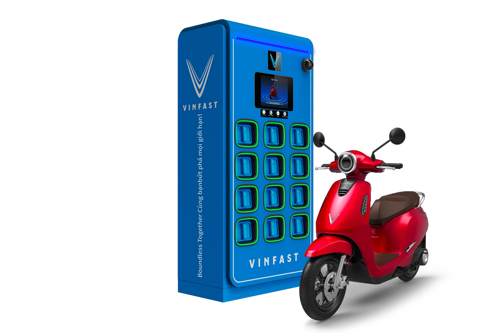 Nóng: VinFast lần đầu công bố mô hình xe máy điện đổi pin, sẽ lắp 150.000 trạm trên cả nước- Ảnh 2.