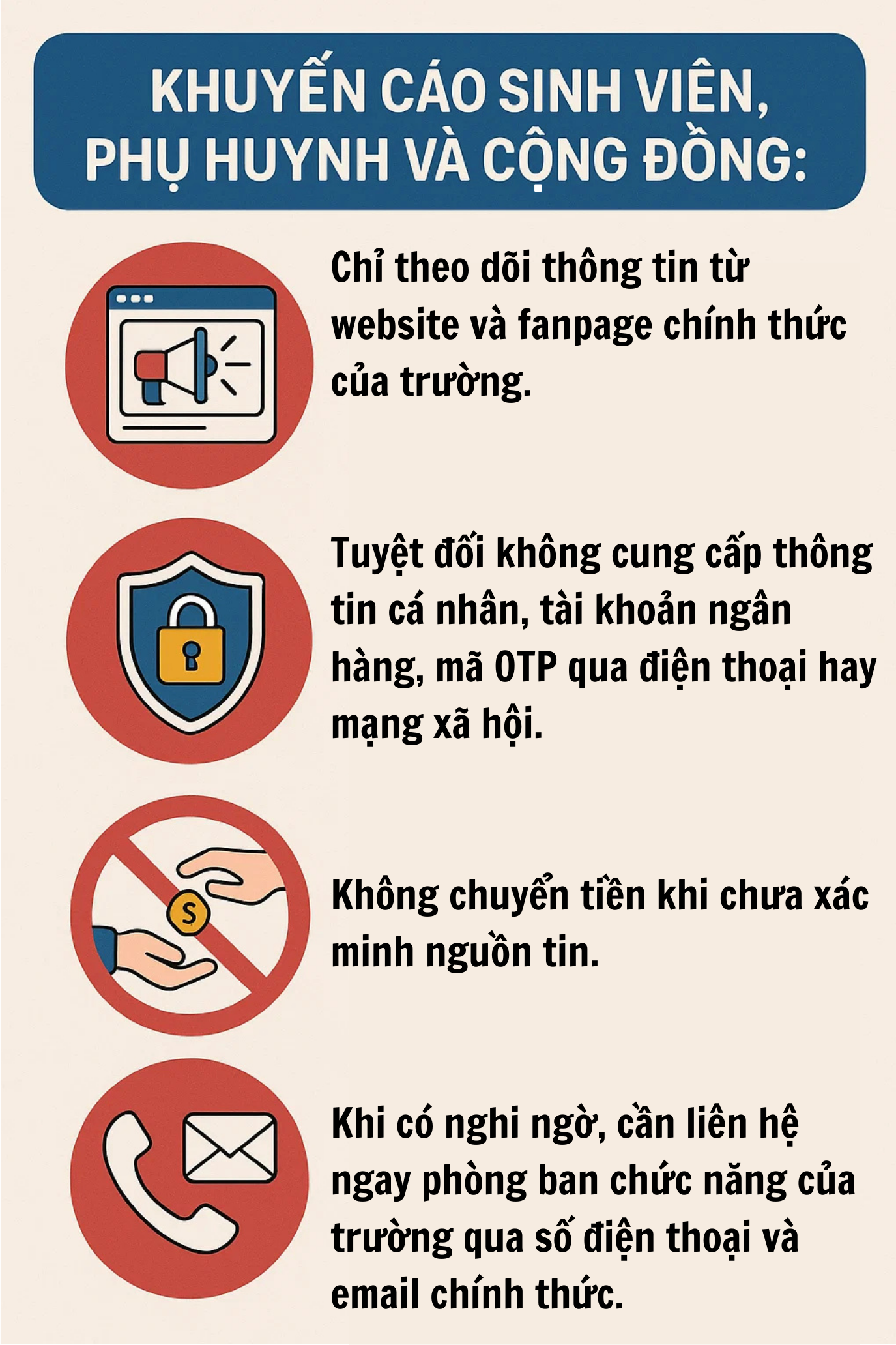Hàng loạt trường Đại học cảnh báo khẩn tới tất cả sinh viên và phụ huynh- Ảnh 1.