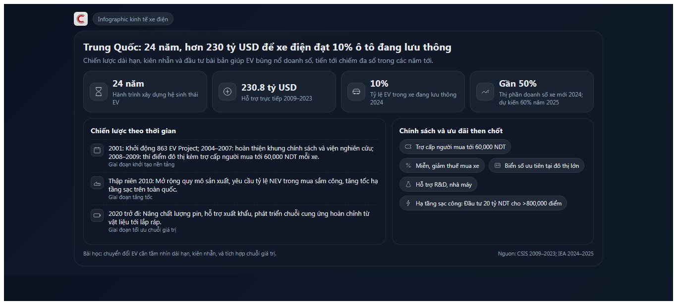 Trung Quốc mất 24 năm, hơn 230 tỷ USD mới phủ sóng xe điện 10% toàn quốc, hiện vẫn trợ giá và giảm thuế cho người dân- Ảnh 2. Trung Quốc mất 24 năm, hơn 230 tỷ USD mới phủ sóng xe điện 10% toàn quốc, hiện vẫn trợ giá và giảm thuế cho người dân- Ảnh 2.