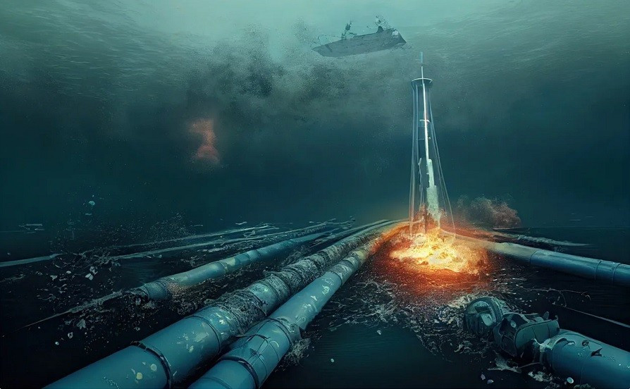 100kg thuốc nổ đánh vỡ 3 đường ống Nord Stream- Ảnh 1.