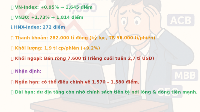 Dự báo mới nhất về thị trường chứng khoán sau phiên lao dốc 42,53 điểm- Ảnh 1. Dự báo mới nhất về thị trường chứng khoán sau phiên lao dốc 42,53 điểm- Ảnh 1.