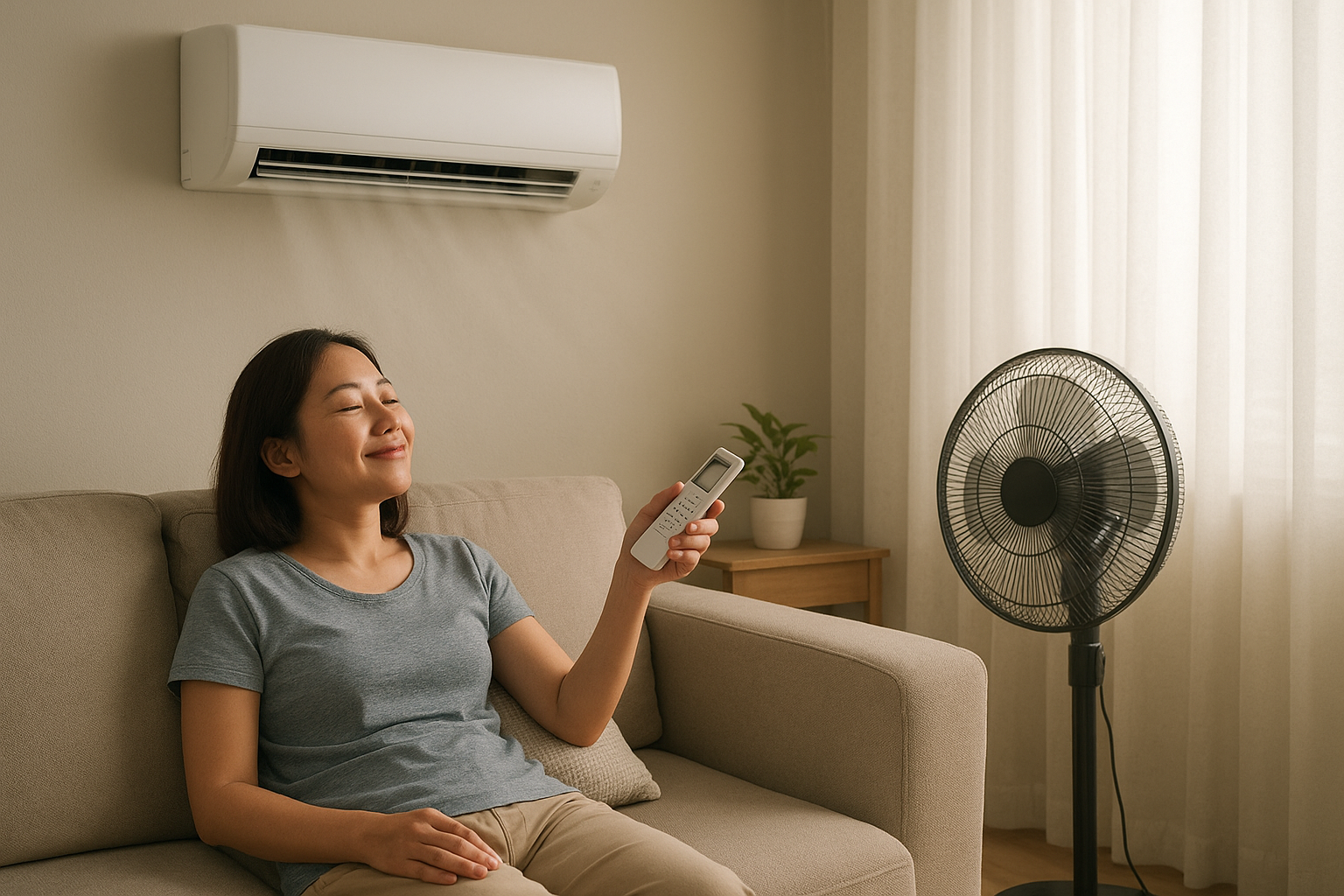 Bật điều hòa kèm theo ‘trợ thủ’ này, người dùng có thể giảm 15% chi phí điện năng trong mùa cao điểm- Ảnh 1. Bật điều hòa kèm theo ‘trợ thủ’ này, người dùng có thể giảm 15% chi phí điện năng trong mùa cao điểm- Ảnh 1.