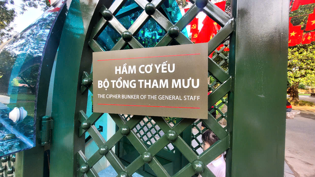 "Căn hầm tuyệt mật" của Bộ Tổng Tham mưu dưới lòng đất Hoàng Thành Thăng Long- Ảnh 3. "Căn hầm tuyệt mật" của Bộ Tổng Tham mưu dưới lòng đất Hoàng Thành Thăng Long- Ảnh 3.