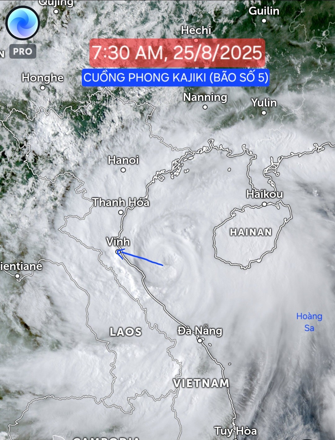 Chuyên gia thời tiết Huy Nguyễn đưa ra cảnh báo mới nhất về bão số 5 khi vào đất liền: Sức gió kinh hoàng, gần chạm mức bão Yagi- Ảnh 1.