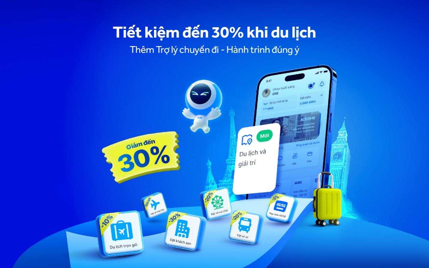 Du lịch 2/9 thảnh thơi cùng hệ sinh thái du lịch và giải trí trên ACB ONE- Ảnh 1. Du lịch 2/9 thảnh thơi cùng hệ sinh thái du lịch và giải trí trên ACB ONE- Ảnh 1.