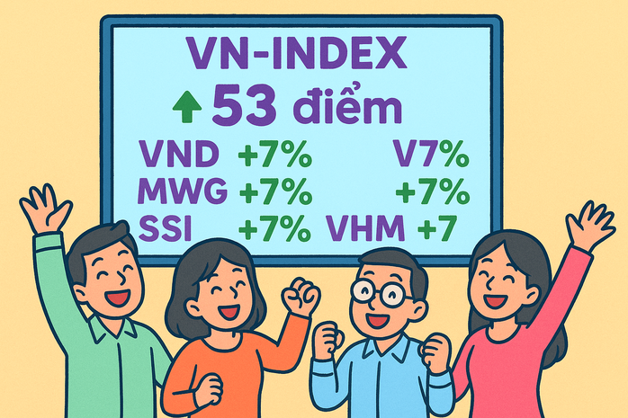 Chứng khoán lao dốc rồi bật tăng 53 điểm, giới đầu tư lại háo hức tìm mua cổ phiếu- Ảnh 1.