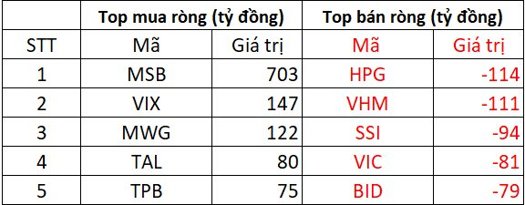 Khối ngoại ngắt chuỗi 13 phiên bán ròng liên tiếp, mua gần 1.000 tỷ trên HoSE- Ảnh 1.