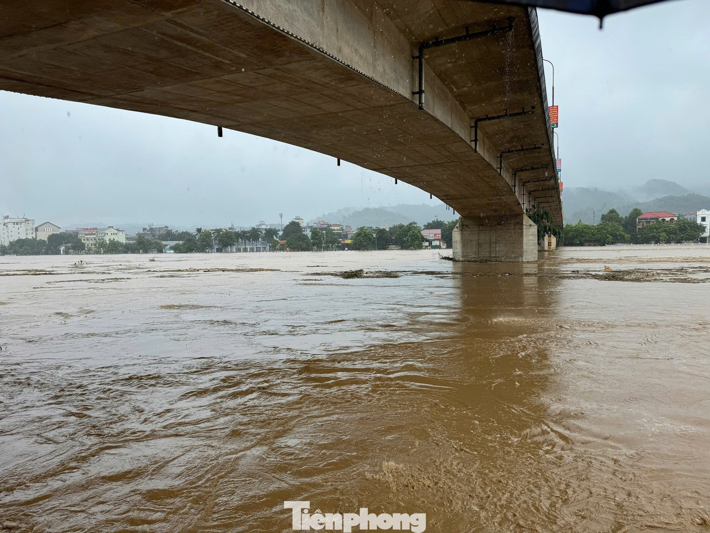 Mưa lớn kéo dài, lũ lên báo động 3 trên nhiều sông- Ảnh 1.