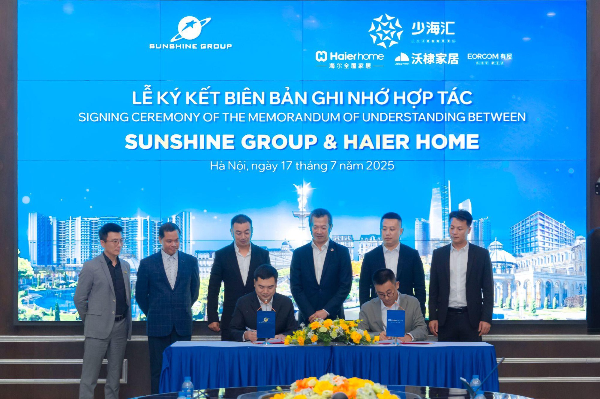 Sunshine Group "bắt tay" hai tập đoàn toàn cầu, kiến tạo chuẩn sống thông minh - cao cấp tại Việt Nam- Ảnh 2.