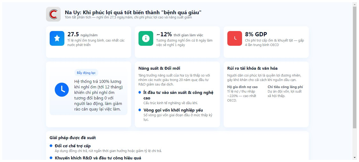 Làm 8 ngày nghỉ ốm 1 ngày: ‘Bệnh quá giàu’ của nền kinh tế Bắc Âu khi phúc lợi quá tốt khiến người dân ngày càng...lười- Ảnh 1.