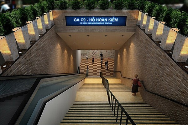 Chốt phương án ga metro 4 tầng bên dưới quảng trường phía Đông hồ Hoàn Kiếm- Ảnh 1. Chốt phương án ga metro 4 tầng bên dưới quảng trường phía Đông hồ Hoàn Kiếm- Ảnh 1.