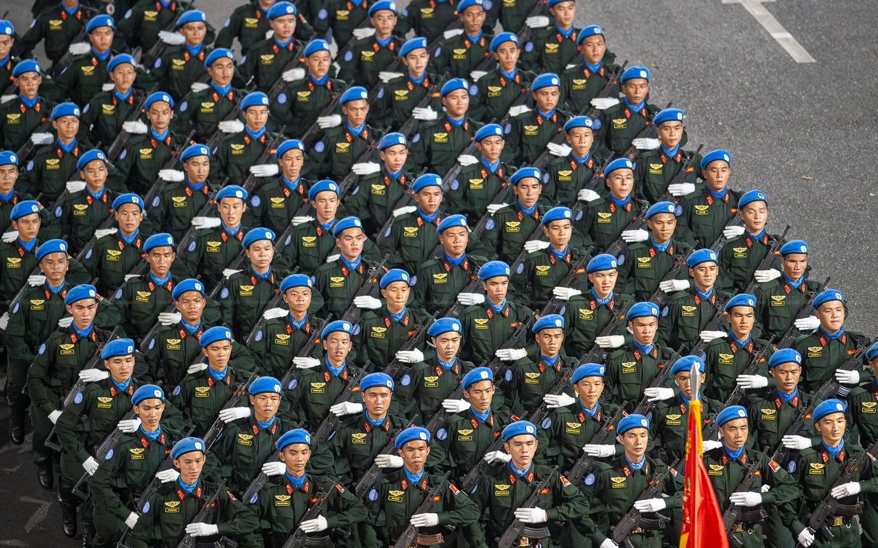 Sơ duyệt diễu binh, diễu hành A80- Ảnh 1.