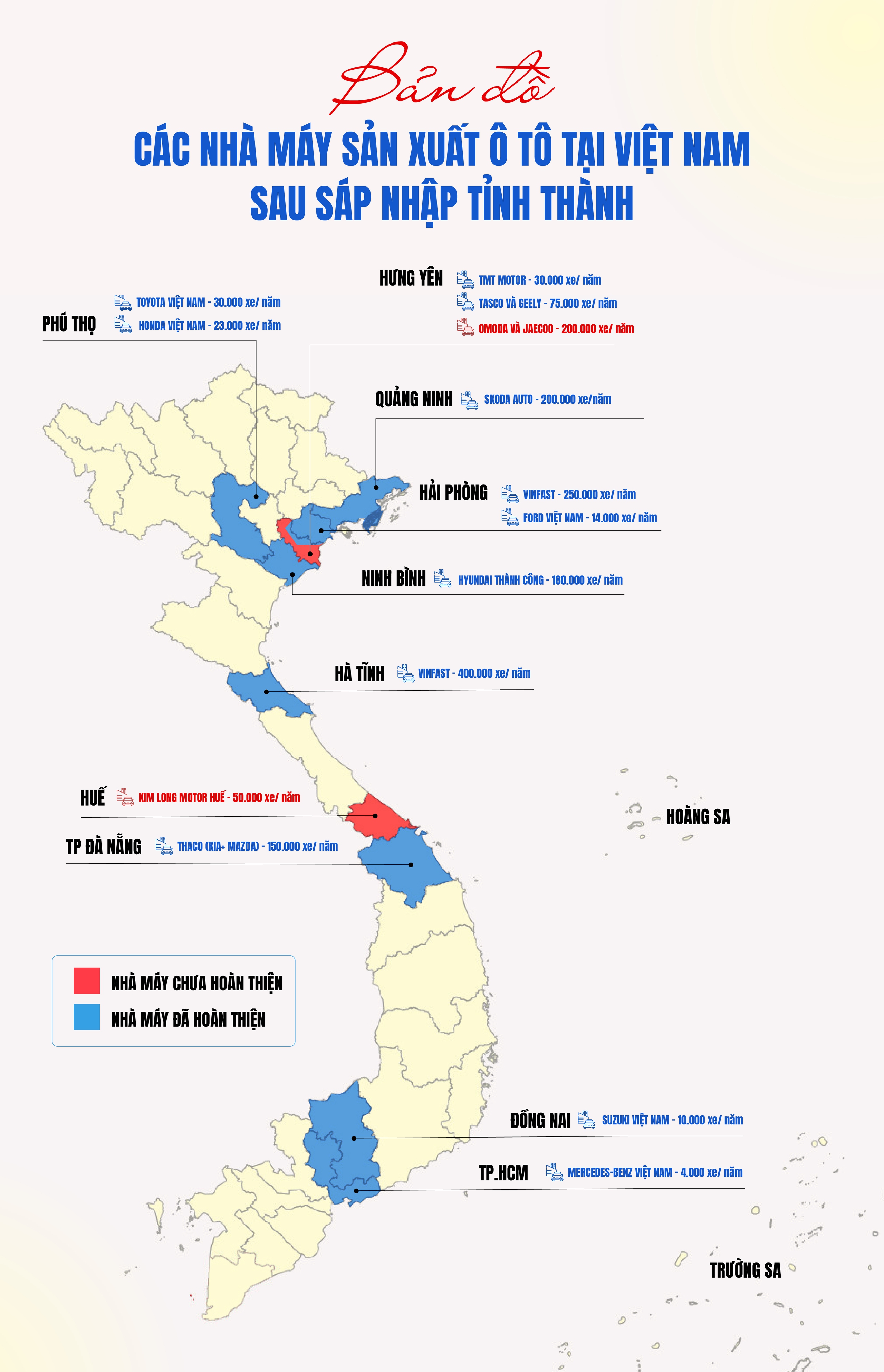Sau sáp nhập, tỉnh nào thành 'ông trùm' sản xuất ô tô của Việt Nam?- Ảnh 2.