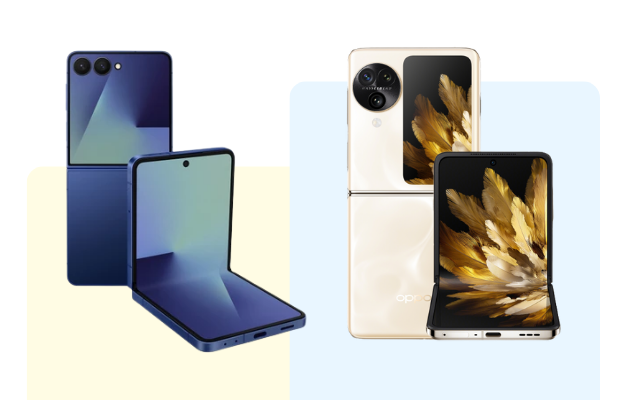So kè Samsung Galaxy Z Flip 7 và OPPO Find N3 Flip: Điện thoại gập nào hợp túi phụ nữ hiện đại?- Ảnh 1. So kè Samsung Galaxy Z Flip 7 và OPPO Find N3 Flip: Điện thoại gập nào hợp túi phụ nữ hiện đại?- Ảnh 1.