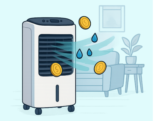 So sánh quạt hơi nước và quạt điều hòa: Loại nào tiết kiệm điện hơn trong mùa nóng?- Ảnh 1. So sánh quạt hơi nước và quạt điều hòa: Loại nào tiết kiệm điện hơn trong mùa nóng?- Ảnh 1.